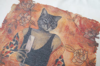 White Here Without You T-Shirt by Laura J Stratton featuring a front artist logo design.